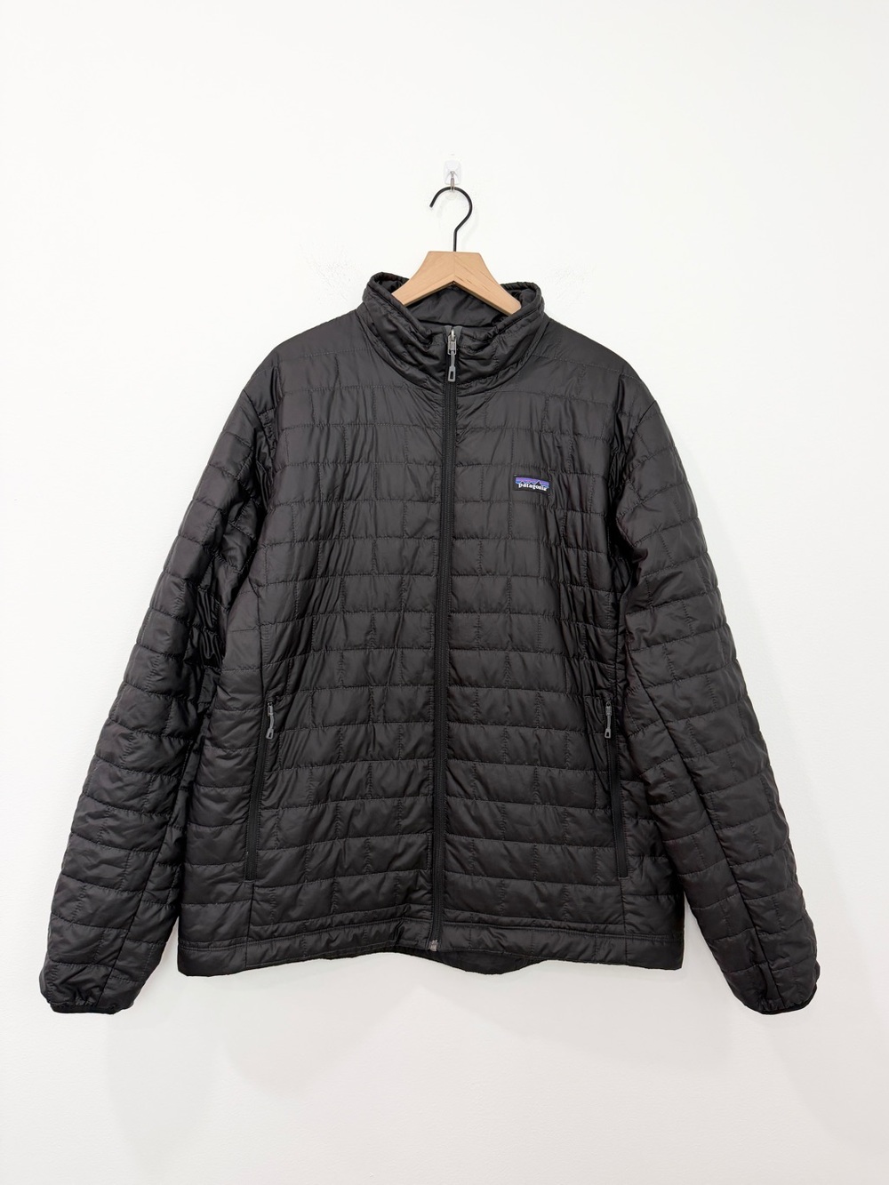 Patagonia Men's Nano Puff Jacket Full Zip Size XXL Black